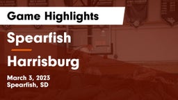 Spearfish  vs Harrisburg  Game Highlights - March 3, 2023