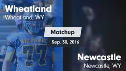 Matchup: Wheatland High vs. Newcastle  2016