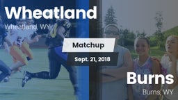 Matchup: Wheatland High vs. Burns  2018