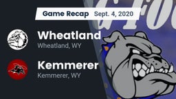Recap: Wheatland  vs. Kemmerer  2020