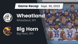 Recap: Wheatland  vs. Big Horn  2022