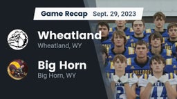 Recap: Wheatland  vs. Big Horn  2023