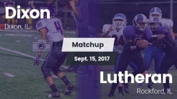 Matchup: Dixon  vs. Lutheran  2017