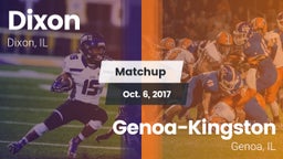 Matchup: Dixon  vs. Genoa-Kingston  2017