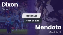 Matchup: Dixon  vs. Mendota  2018