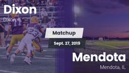 Matchup: Dixon  vs. Mendota  2019