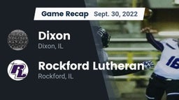 Recap: Dixon  vs. Rockford Lutheran  2022