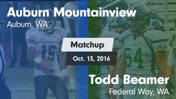 Matchup: Auburn Mountainview vs. Todd Beamer  2016