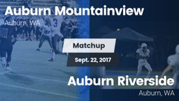 Matchup: Auburn Mountainview vs. Auburn Riverside  2017