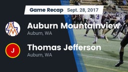 Recap: Auburn Mountainview  vs. Thomas Jefferson  2017
