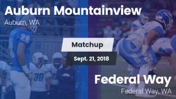 Matchup: Auburn Mountainview vs. Federal Way  2018
