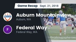 Recap: Auburn Mountainview  vs. Federal Way  2018
