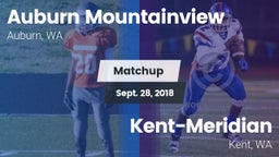 Matchup: Auburn Mountainview vs. Kent-Meridian   2018