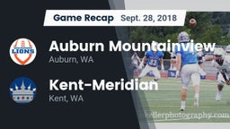 Recap: Auburn Mountainview  vs. Kent-Meridian   2018