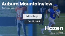Matchup: Auburn Mountainview vs. Hazen  2018
