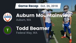 Recap: Auburn Mountainview  vs. Todd Beamer  2018