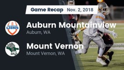 Recap: Auburn Mountainview  vs. Mount Vernon  2018