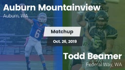 Matchup: Auburn Mountainview vs. Todd Beamer  2019
