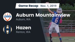 Recap: Auburn Mountainview  vs. Hazen  2019