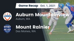 Recap: Auburn Mountainview  vs. Mount Rainier  2021