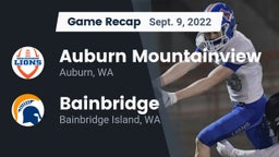 Recap: Auburn Mountainview  vs. Bainbridge  2022