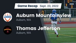 Recap: Auburn Mountainview  vs. Thomas Jefferson  2022