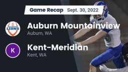 Recap: Auburn Mountainview  vs. Kent-Meridian   2022