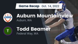 Recap: Auburn Mountainview  vs. Todd Beamer  2022