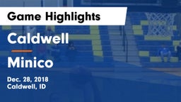 Caldwell  vs Minico  Game Highlights - Dec. 28, 2018