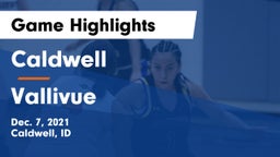 Caldwell  vs Vallivue  Game Highlights - Dec. 7, 2021