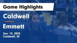 Caldwell  vs Emmett  Game Highlights - Jan. 12, 2023
