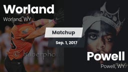 Matchup: Worland  vs. Powell  2017