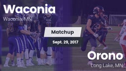 Matchup: Waconia  vs. Orono  2017