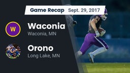 Recap: Waconia  vs. Orono  2017