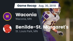 Recap: Waconia  vs. Benilde-St. Margaret's  2018