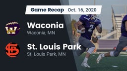 Recap: Waconia  vs. St. Louis Park  2020