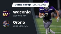 Recap: Waconia  vs. Orono  2020