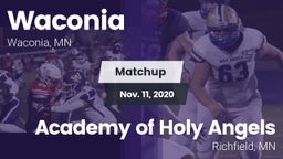 Matchup: Waconia  vs. Academy of Holy Angels  2020