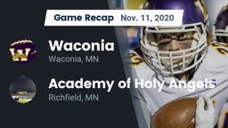 Recap: Waconia  vs. Academy of Holy Angels  2020