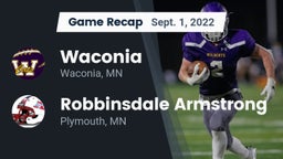 Recap: Waconia  vs. Robbinsdale Armstrong  2022