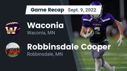Recap: Waconia  vs. Robbinsdale Cooper  2022