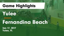 Yulee  vs Fernandina Beach  Game Highlights - Jan 17, 2017