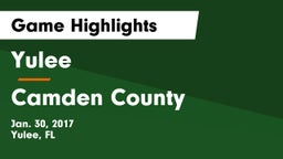 Yulee  vs Camden County  Game Highlights - Jan. 30, 2017