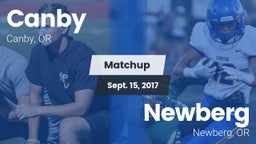 Matchup: Canby  vs. Newberg  2017