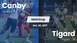 Matchup: Canby  vs. Tigard  2017
