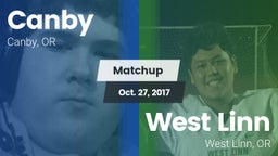 Matchup: Canby  vs. West Linn  2017