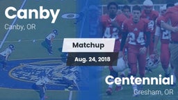 Matchup: Canby  vs. Centennial  2018