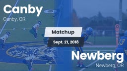 Matchup: Canby  vs. Newberg  2018