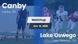 Matchup: Canby  vs. Lake Oswego  2018