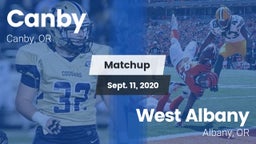 Matchup: Canby  vs. West Albany  2020